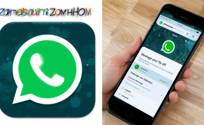 zomhom site whatsapp delete message