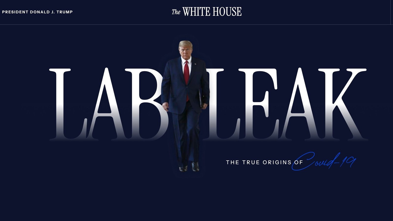 व्हाइट हाउस Covid.gov वेब पेज को पेज सपोर्टिंग लैब लीक थ्योरी में बदल देता है