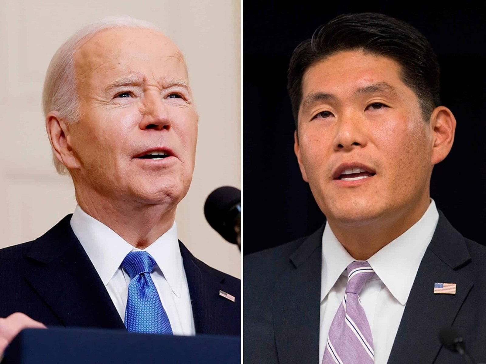 फोटो: राष्ट्रपति जो बिडेन ने व्हाइट हाउस, 13 फरवरी, 2024 में राष्ट्रीय सुरक्षा पूरक बिल के सीनेट के हालिया पारित होने पर बात की। संयुक्त राज्य अमेरिका के अटॉर्नी रॉबर्ट हूर ने बाल्टीमोर में एक समाचार सम्मेलन, 19 सितंबर, 2018 को एक समाचार सम्मेलन में बोलते हैं।